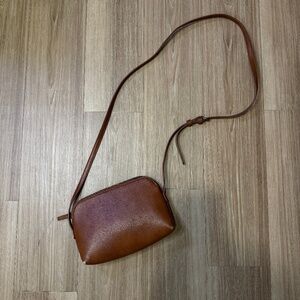 Universal Thread Brown Faux Leather Crossbody Bag